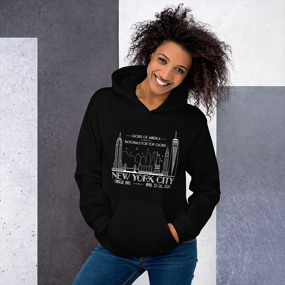 Nationals for Top Choirs, April 25-26, 2024 | Carnegie Hall | Unisex Hoodie