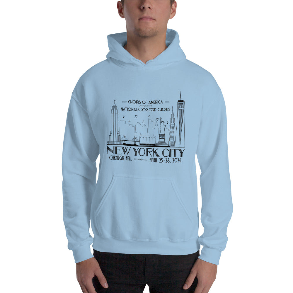 Nationals for Top Choirs, April 25-26, 2024 | Carnegie Hall | Unisex Hoodie