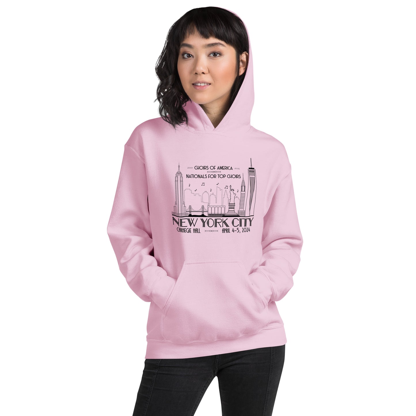 Nationals for Top Choirs, April 4-5, 2024 | Carnegie Hall | Unisex Hoodie