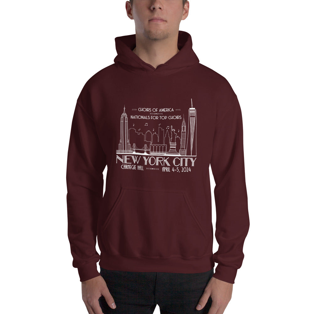 Nationals for Top Choirs, April 4-5, 2024 | Carnegie Hall | Unisex Hoodie