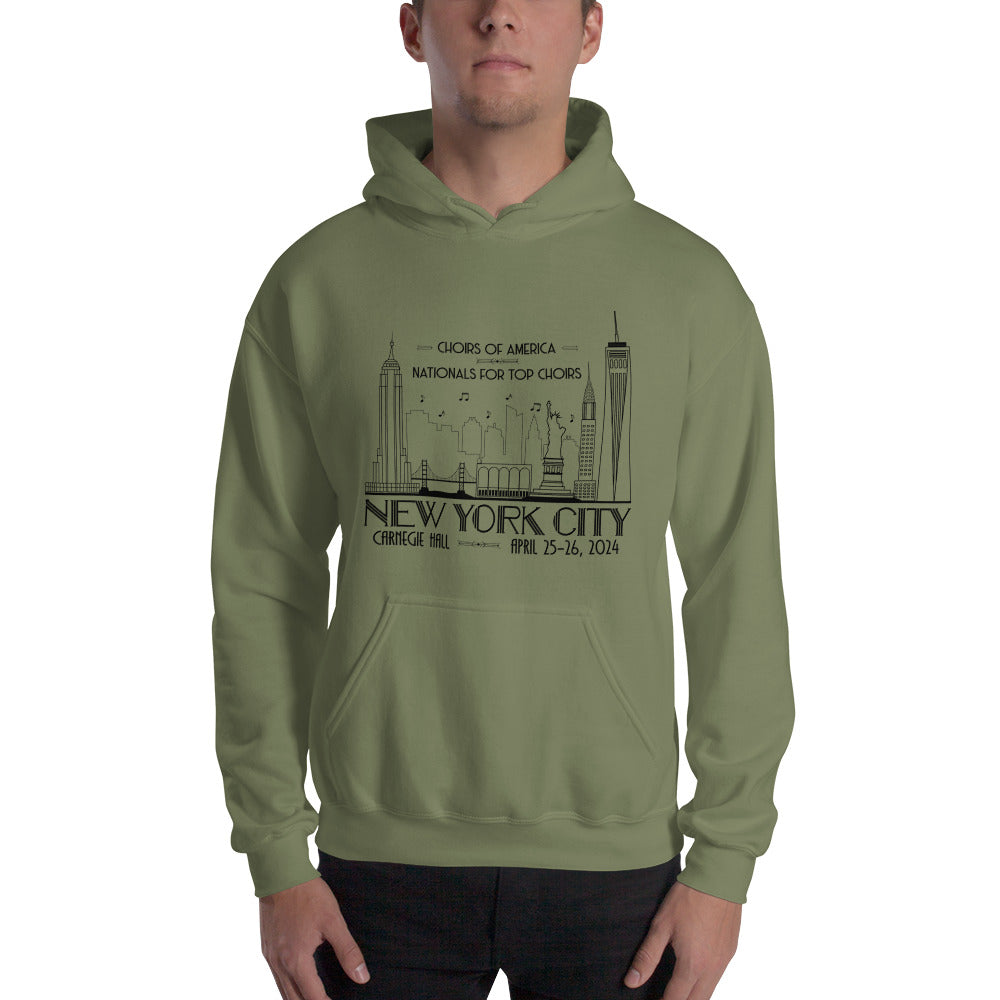 Nationals for Top Choirs, April 25-26, 2024 | Carnegie Hall | Unisex Hoodie
