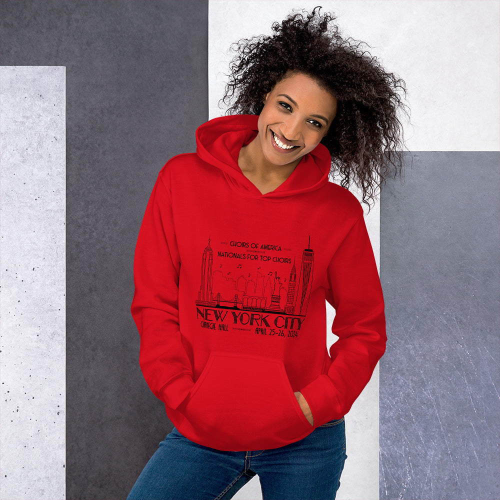 Nationals for Top Choirs, April 25-26, 2024 | Carnegie Hall | Unisex Hoodie