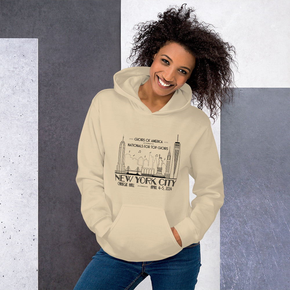 Nationals for Top Choirs, April 4-5, 2024 | Carnegie Hall | Unisex Hoodie