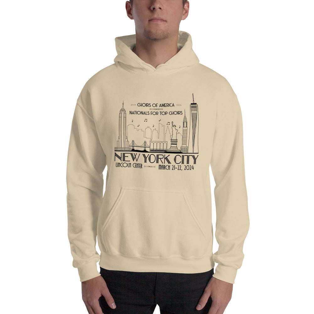 Nationals for Top Choirs, March 21-22, 2024 | Lincoln Center | Unisex Hoodie