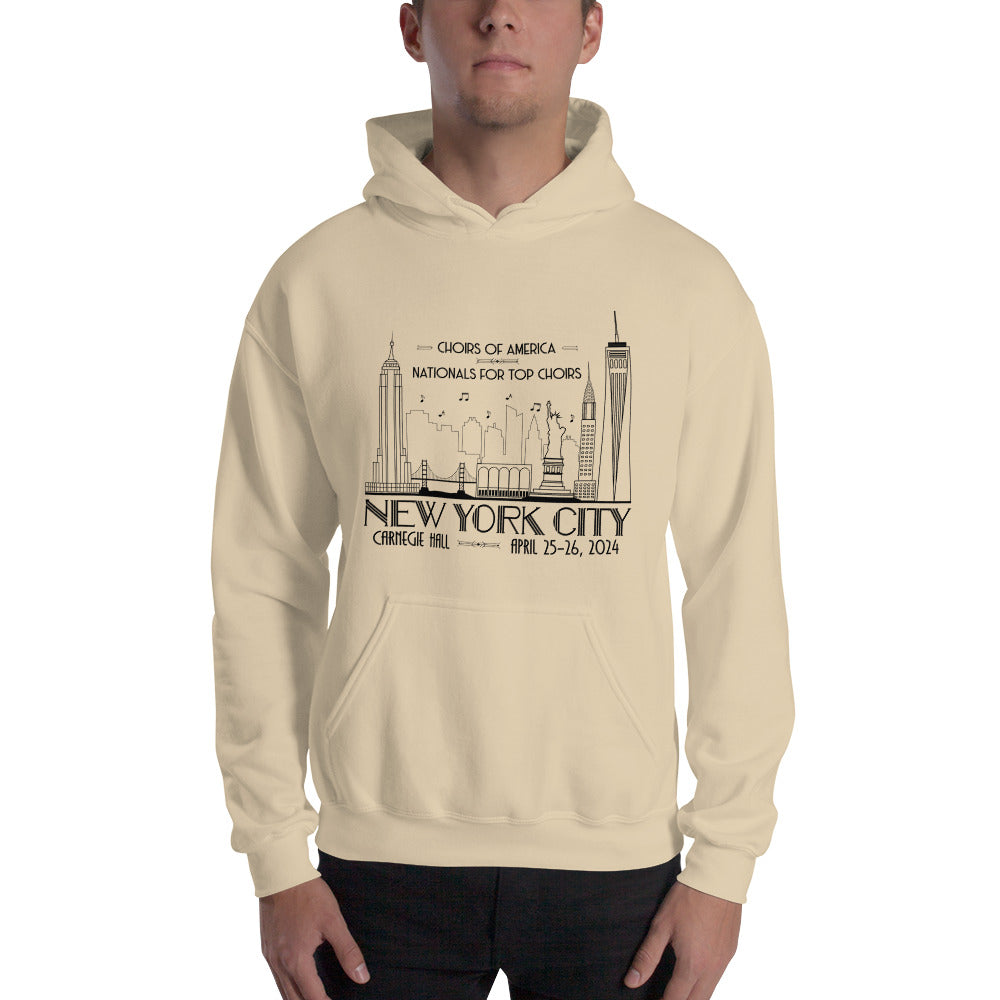 Nationals for Top Choirs, April 25-26, 2024 | Carnegie Hall | Unisex Hoodie