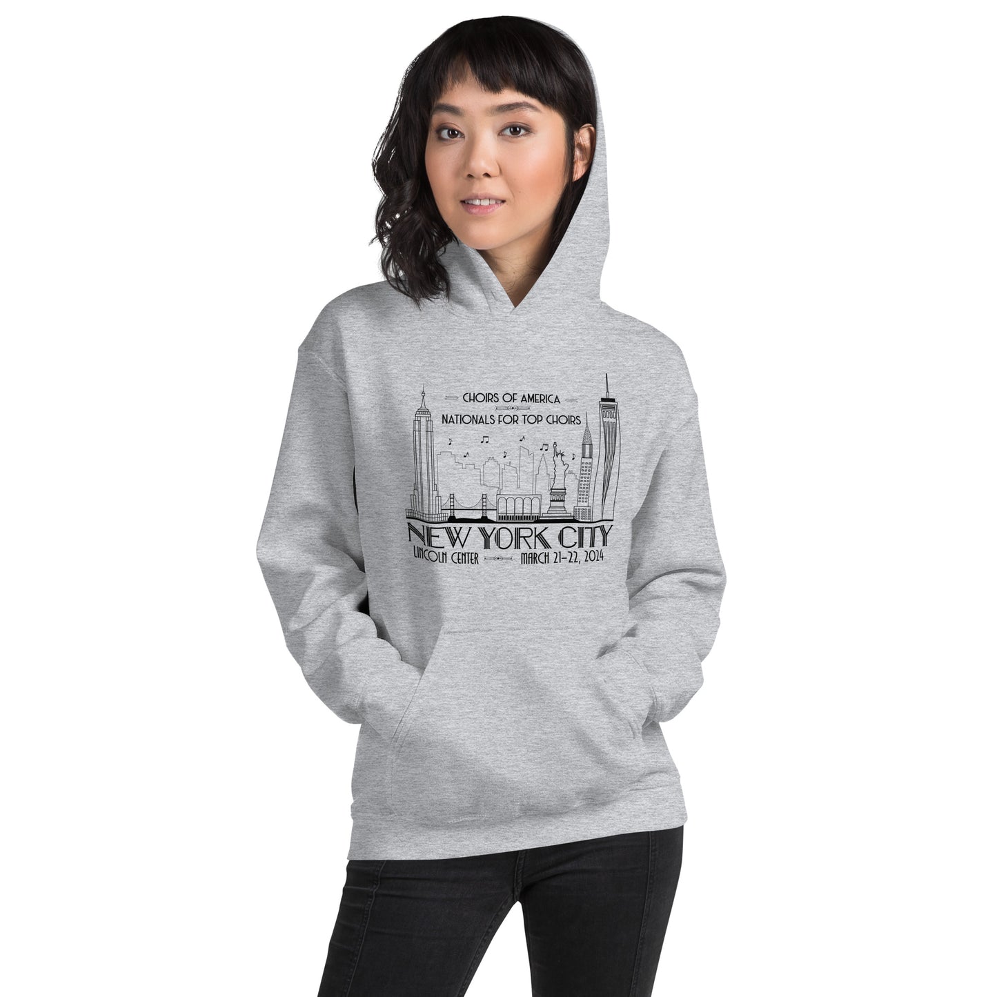 Nationals for Top Choirs, March 21-22, 2024 | Lincoln Center | Unisex Hoodie