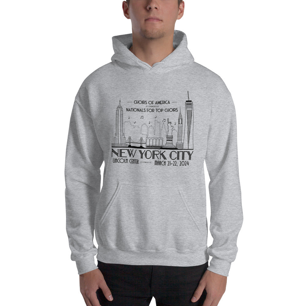 Nationals for Top Choirs, March 21-22, 2024 | Lincoln Center | Unisex Hoodie