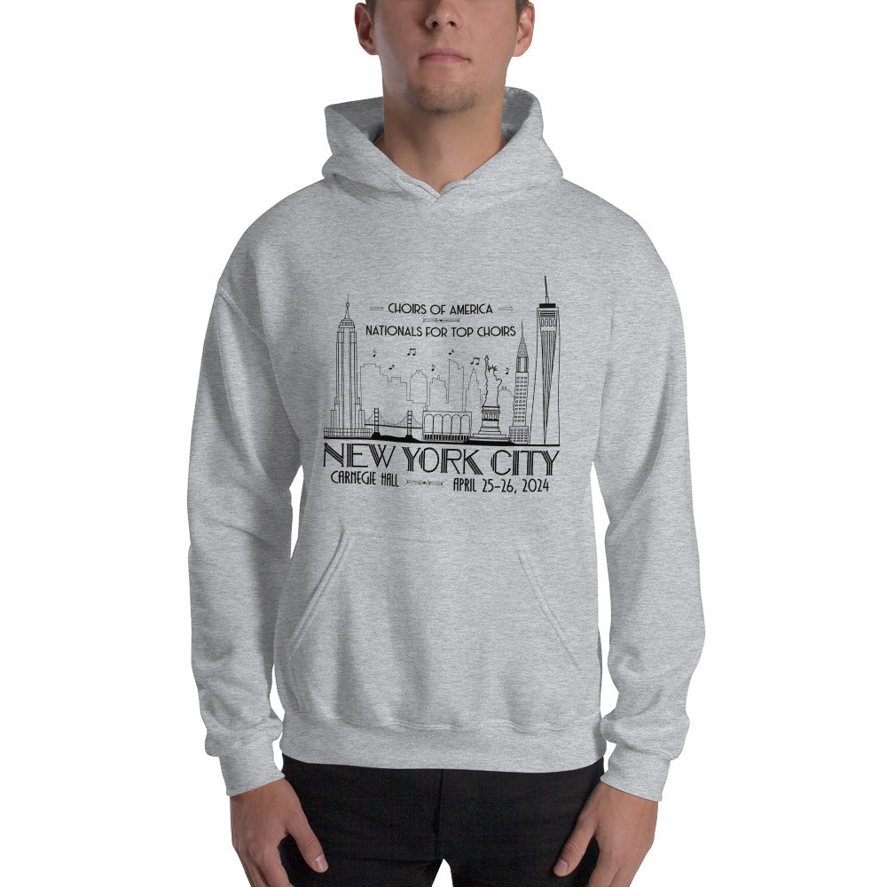 Nationals for Top Choirs, April 25-26, 2024 | Carnegie Hall | Unisex Hoodie